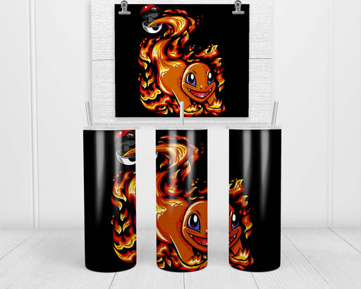 Charmander Pokeball Double Insulated Stainless Steel Tumbler