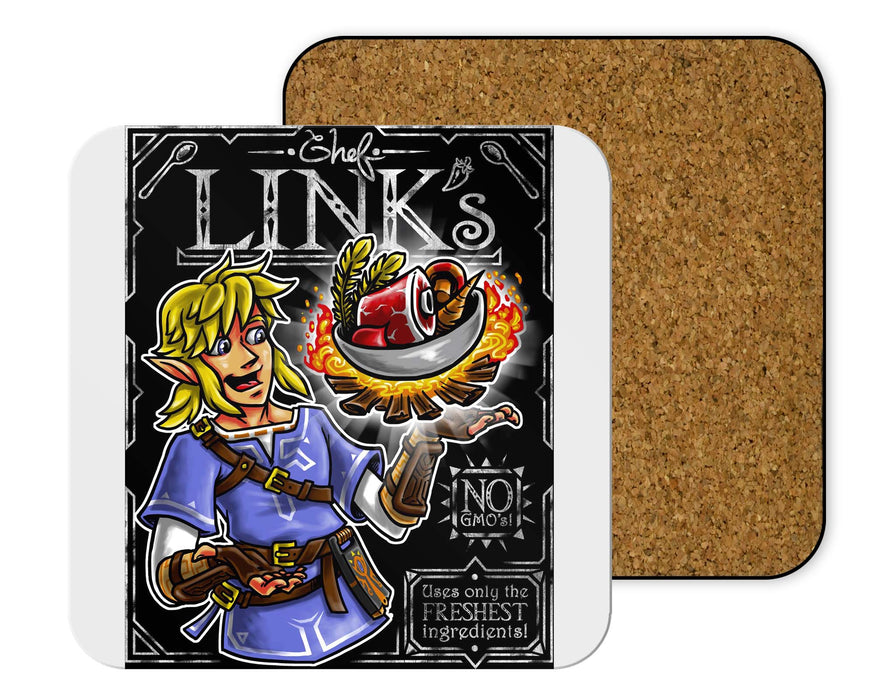 Chef Link Cooking Lights Alt Coasters