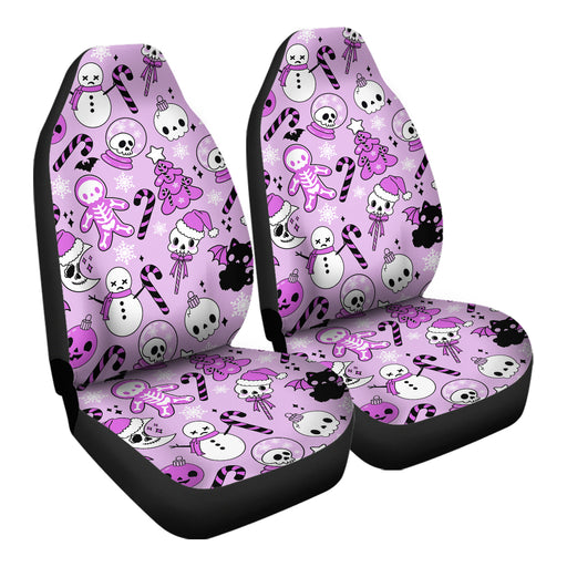 Christmas Kreeps Pink Car Seat Covers - One size