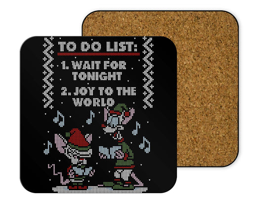 Christmas List Coasters