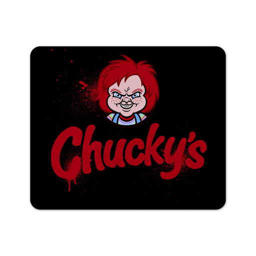 Chuckys Logo Blood Mouse Pad