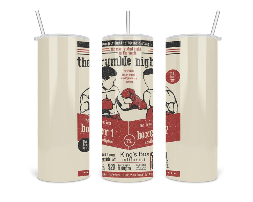 Classic Boxing Double Insulated Stainless Steel Tumbler