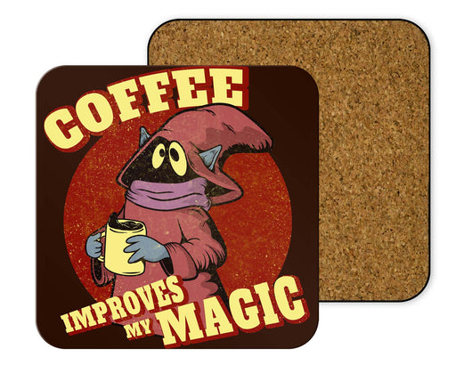 Coffee Improves My Magic Coasters