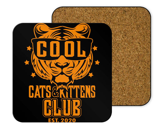 Cool Cats And Kittens Club Coasters