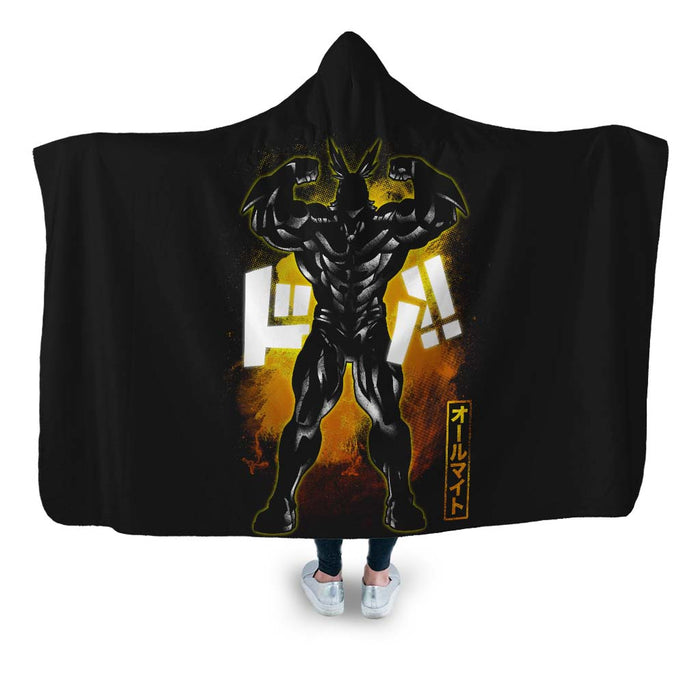Cosmic Allmight Hooded Blanket