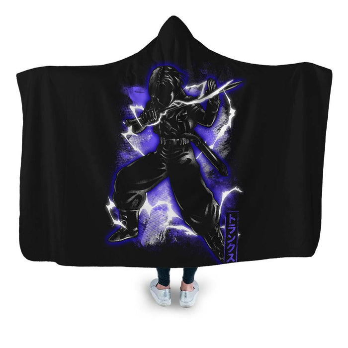 Cosmic Future Trunks Hooded Blanket