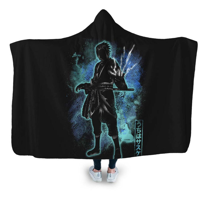 Cosmic Sasuke Hooded Blanket