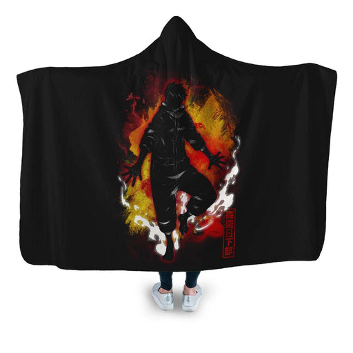 Cosmic Shinra Kusakabe Hooded Blanket