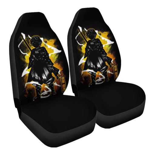 Cosmic Zenitsu Car Seat Covers - One size