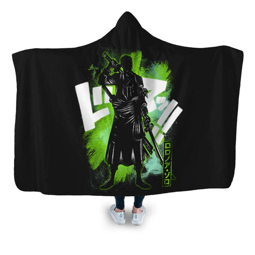 Cosmic Zoro Hooded Blanket