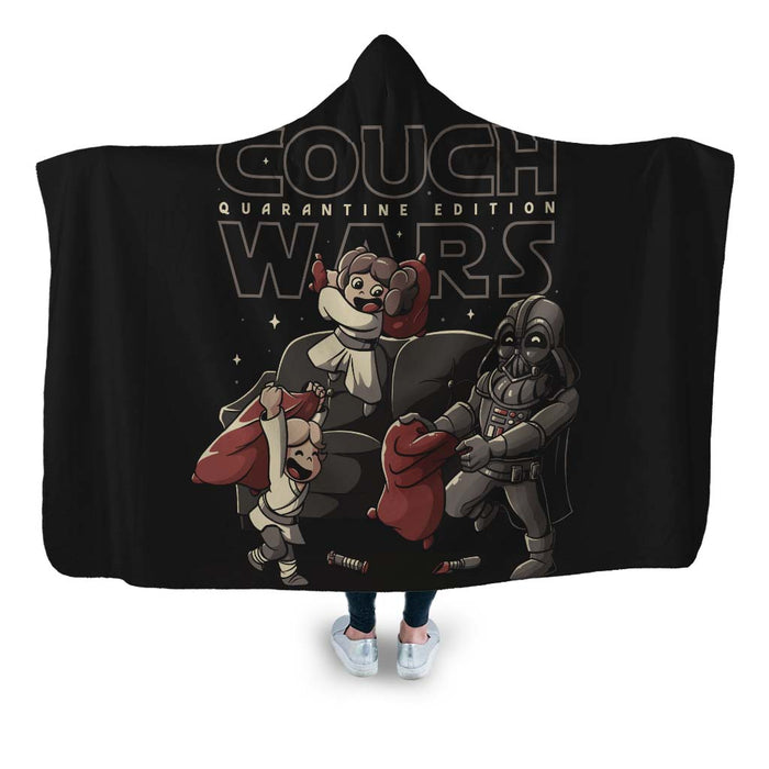 Couch Wars Hooded Blanket