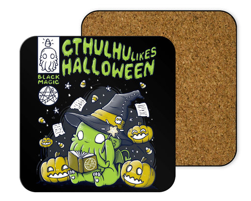 Cthulhu Likes Halloween Coasters