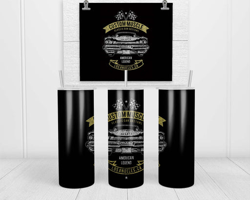 Custom Muscle Double Insulated Stainless Steel Tumbler