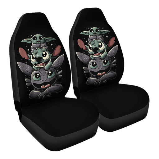 Cuteness Tower Car Seat Covers - One size