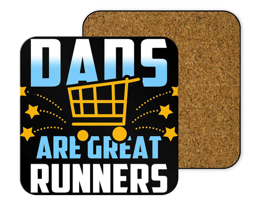 Dads Are Great Runners Coasters