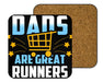 Dads Are Great Runners Coasters