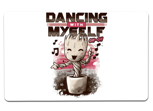 Dancing With Myself Groot Large Mouse Pad