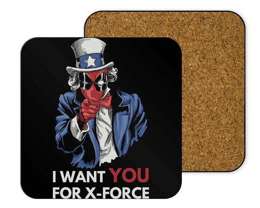 Deadpool X Force Coasters