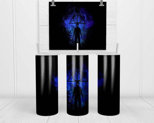 Deathly Hallows Art Double Insulated Stainless Steel Tumbler