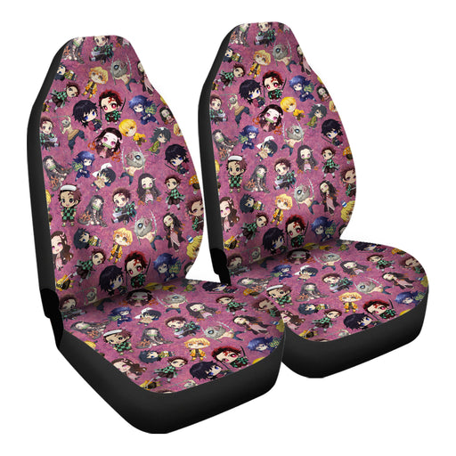 Demon Slayer Chibi Car Seat Covers - One size