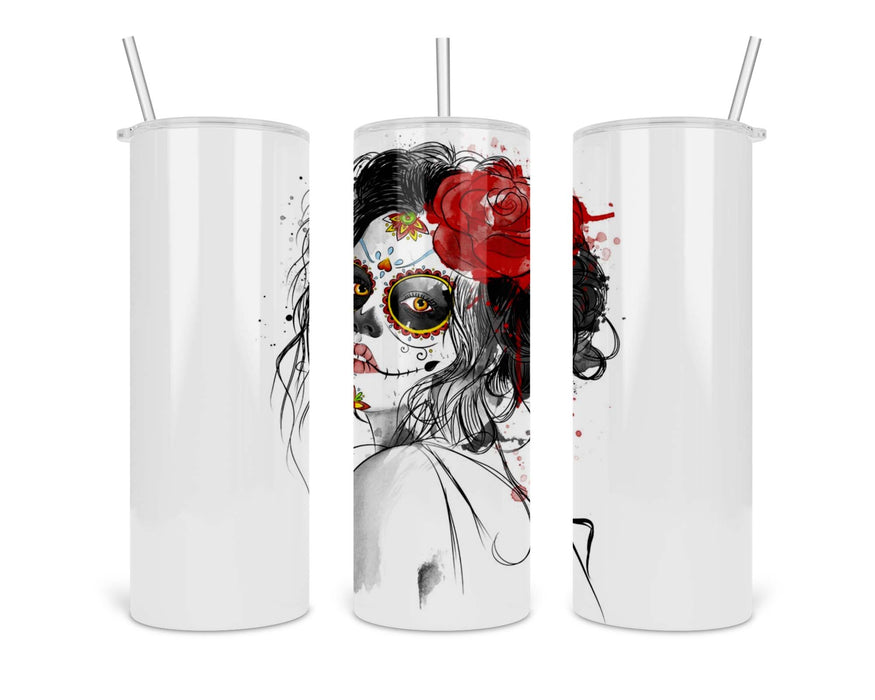 Dia De Los Muertos Double Insulated Stainless Steel Tumbler