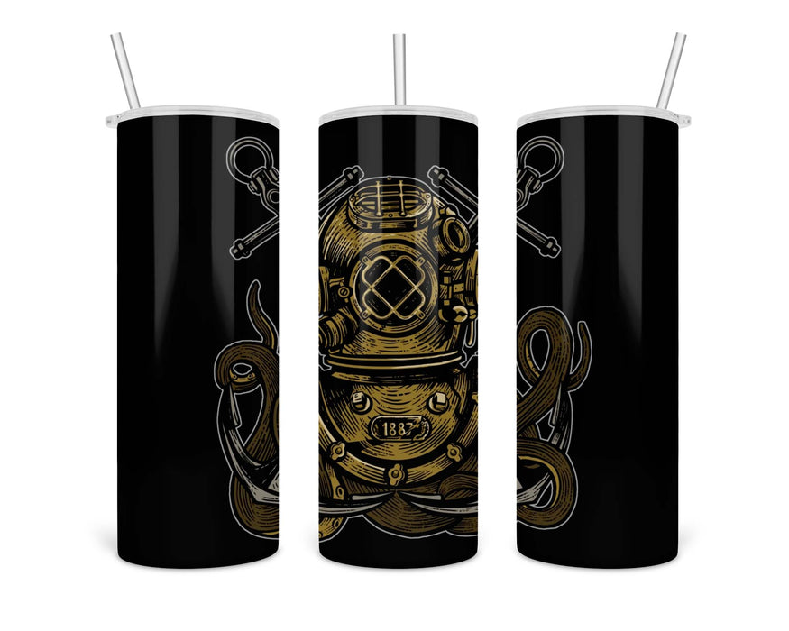 Diver Octopus Double Insulated Stainless Steel Tumbler
