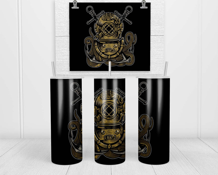 Diver Octopus Double Insulated Stainless Steel Tumbler