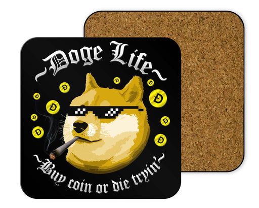Doge Life Coasters
