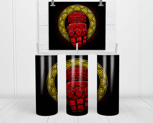Doom Hand Of The King Artwork Reworked Double Insulated Stainless Steel Tumbler