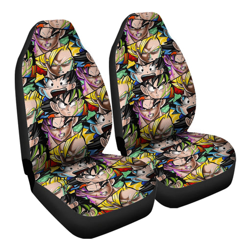 DragonBall Z Pattern Car Seat Covers - One size