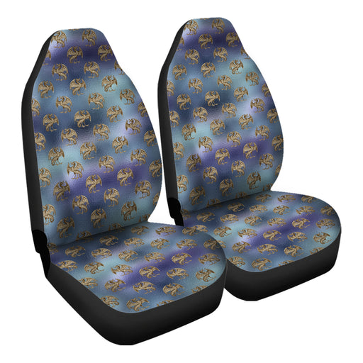 Dragon Pattern 5 Car Seat Covers - One size
