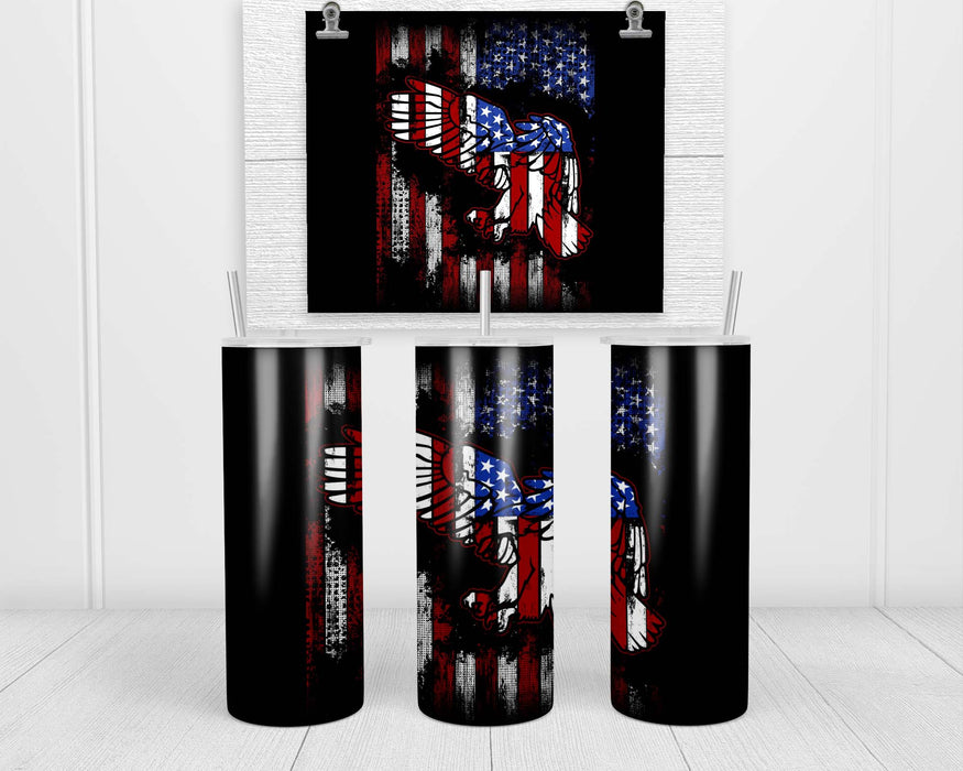 Eagle Flag Double Insulated Stainless Steel Tumbler
