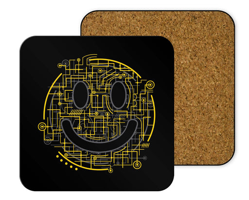 Electric Smiley Coasters