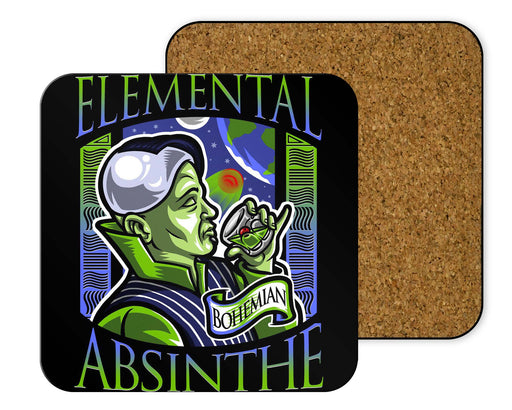 Elemental Absinthe Coasters