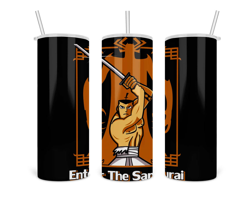 Enter The Samurai Double Insulated Stainless Steel Tumbler
