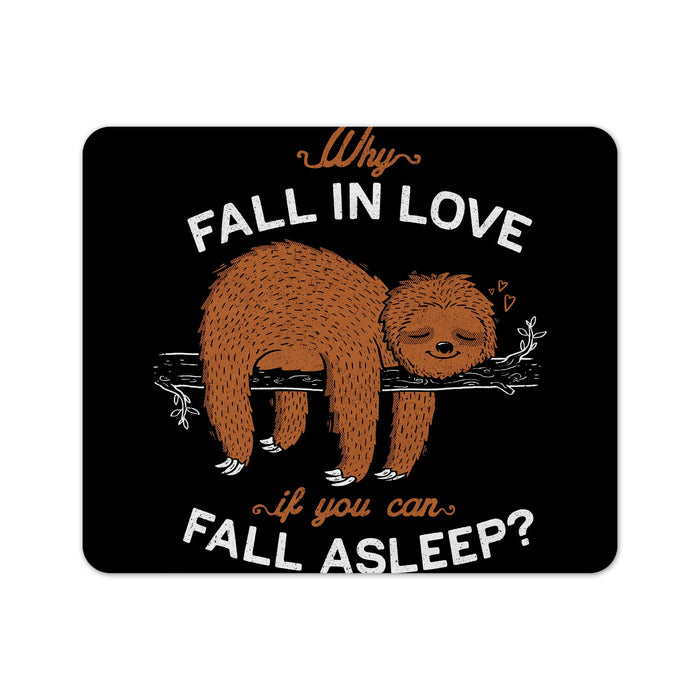 Fall Asleep Mouse Pad