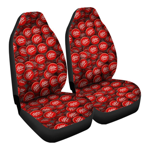 Fallout Nuka Cola Caps Pattern Car Seat Covers - One size