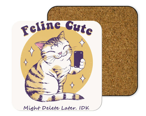 Feline Cute Challenge Coasters