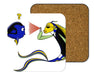 Fib (Fish In Black) Coasters