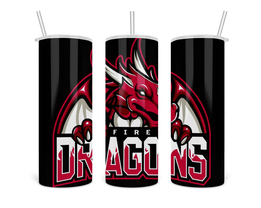 Fire Dragons Double Insulated Stainless Steel Tumbler