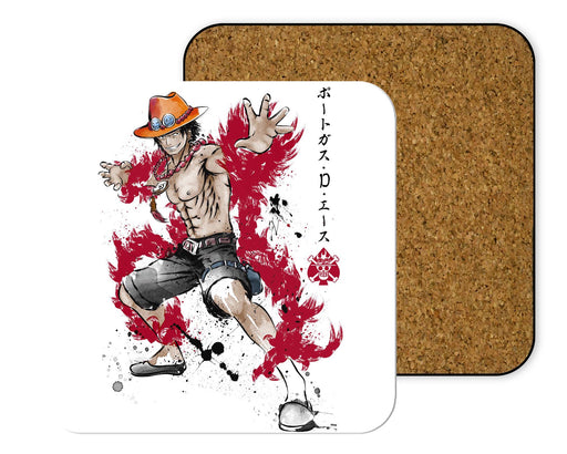 Fire Fist Ace Coasters