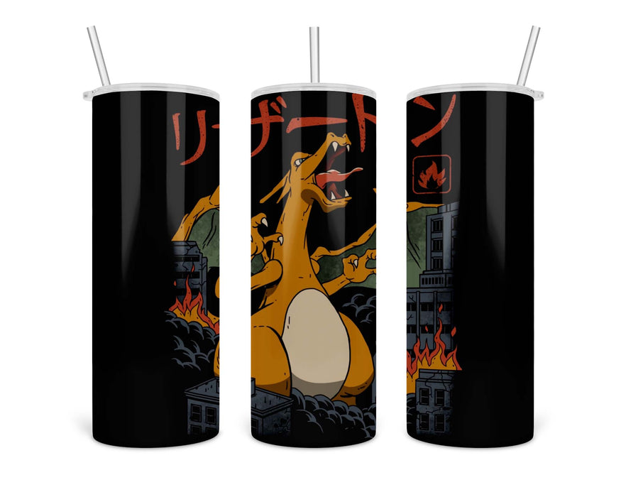 Fire Kaiju Double Insulated Stainless Steel Tumbler