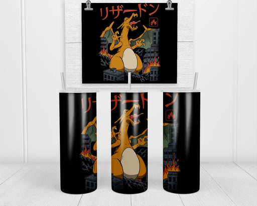 Fire Kaiju Double Insulated Stainless Steel Tumbler