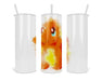 Fire Watercolor Double Insulated Stainless Steel Tumbler