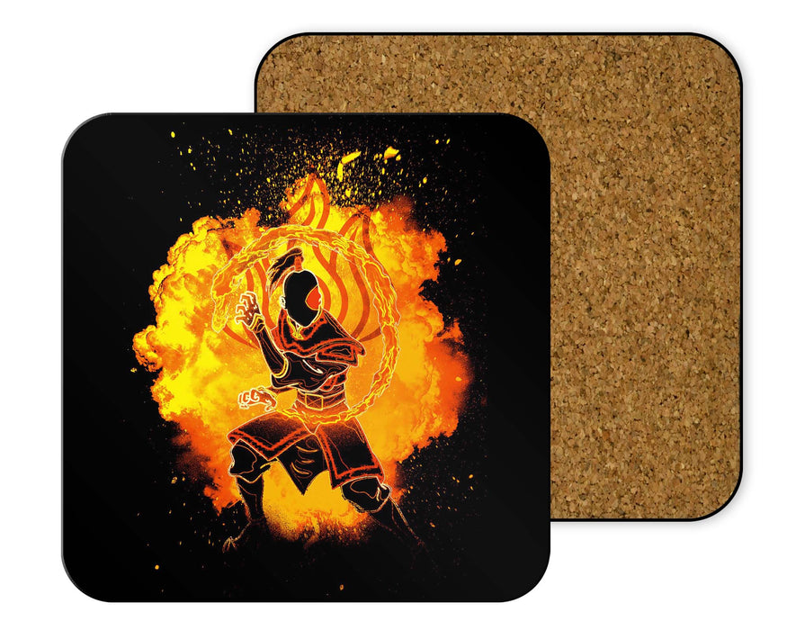 Firebender Soul Coasters