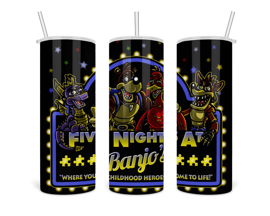 Five Nights At Banjos Double Insulated Stainless Steel Tumbler