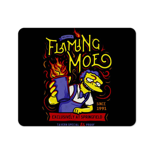 Flaming Moe Mouse Pad