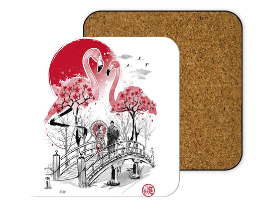 Flamingo Garden Coasters