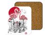 Flamingo Garden Coasters