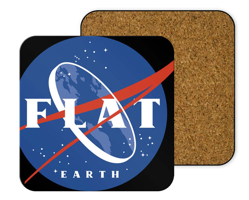 Flat Earth N A S Coasters
